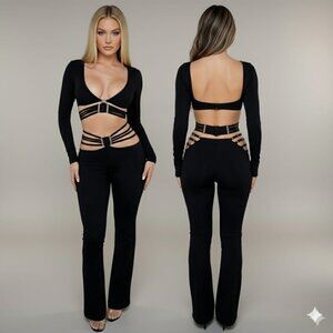 Elegant Black Women's Jumpsuit